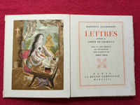 Marianna Alcaforado. Lettres écrites au comte de Chamilly [Texte imprimé]. Avec un bois original en couleurs et cinq bandeaux de Grau Sala