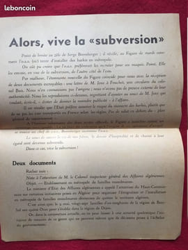 L’Algérie du cessez-le-feu. Les problèmes posés par l’indépendance étudiés en 1961. ALQUIER, Jean-Yves