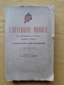 L’Offensive morale des Allemands en France pendant la Guerre : l’assaut de l'âme française