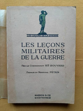Les leçons militaires de la guerre. BOUVARD, Henri