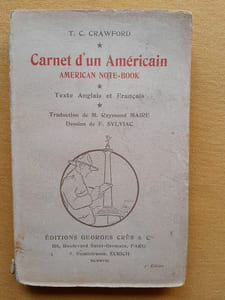 Carnet d’un Américain. American Note Book