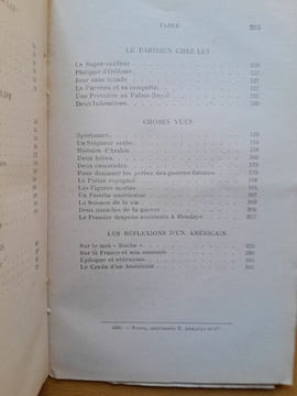 Carnet d’un Américain. American Note Book. CRAWFORD, Theron Clark