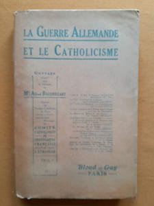 La Guerre allemande et la catholicisme