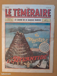 Le Téméraire. Le journal de la jeunesse moderne n°3 du 15 février 1943