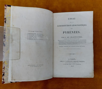 Essai Sur La Constitution Géognostique Des Pyrénées... Ouvrage couronné par l'Institut Royal de France. Avec une planche et une carte géognostique de ...