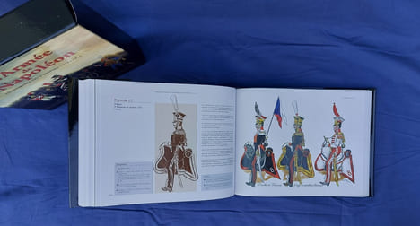 L'armée de Napoléon. Uniformes du Ier Empire, 1792-1815. . Domange, Jacques [Jacques Vaissier, 1923 - 2000], Illustrateur.
[Dessins, notes et croquis ...
