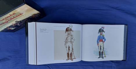 L'armée de Napoléon. Uniformes du Ier Empire, 1792-1815. . Domange, Jacques [Jacques Vaissier, 1923 - 2000], Illustrateur.
[Dessins, notes et croquis ...