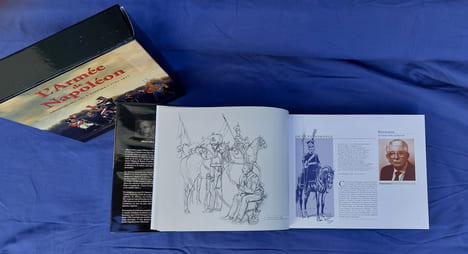 L'armée de Napoléon. Uniformes du Ier Empire, 1792-1815. . Domange, Jacques [Jacques Vaissier, 1923 - 2000], Illustrateur.
[Dessins, notes et croquis ...