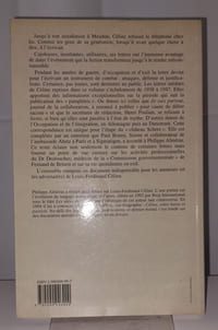 LETTRES DES ANNÉES NOIRES
Un des 50 exemplaires numérotés (n°48) sur vergé blanc seul tirage sur grand papier.
Correspondance reproduite sans autorisation, interdite de réédition.