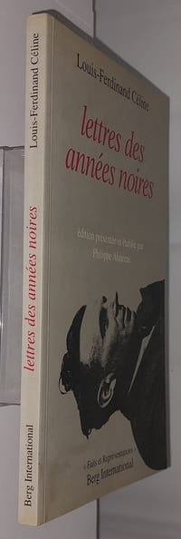LETTRES DES ANNÉES NOIRES
Un des 50 exemplaires numérotés (n°48) sur vergé blanc seul tirage sur grand papier.
Correspondance reproduite sans autorisation, interdite de réédition.