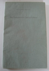 Das Testament des Lucius Eurinus.