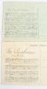 2 cartes postales, verso avec musique imprimée (13,7 x 9 and 14 x 9 cm).. LAVAULT (Paul) - CARTE POSTALE - POSTCARD - POSTKARTE.
