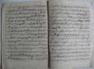 Quatre sonates pour la harpe avec accompagnement de violon, ad libitum. Oeuvre VII. Gravé par Le Roy. Prix 9".. CARDON fils soit CARDON (Jean ...