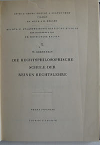 Die rechtsphilosophische Schule der Reinen Rechtslehre.