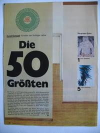 Wer sind die Grössten ?  oder Ist Kunst messbar ? Eine Dokumentation.