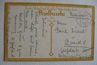 PARK HERTENSTEIN. Postkarte. Druck u. Verlag Graph. Anstalt. J. E. Wolfensberger Zürich. Farbige, lithographierte Künstler- Postkarte (8,8 x 13,8 cm) ohne Signatur des Künstlers. Gelaufen. Feldpost. Nicht datiert. Signiert E.Gagliardi (?, Historiker 1882 - 1940). Rechte obere Ecke mit schwacher Knickspur, sonst gut erhalten.