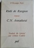 RÂDÂ DE RANGOON. C.N. ANNADURAÏ