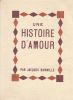 UNE HISTOIRE D'AMOUR    --. JACQUES BAINVILLE 