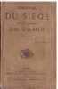Journal du Siège par un bourgeois de Paris 1870-1871. Anonyme