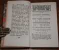 LES AMUSEMENS INNOCENS, CONTENANT LE TRAITE DES OISEAUX DE VOLIERE, OU LE PARFAIT OISELEUR. Ouvrage dans lequel on trouve la description de quarante ...