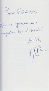 LE GARCON (roman).
[Envoi de Marcus Malte]