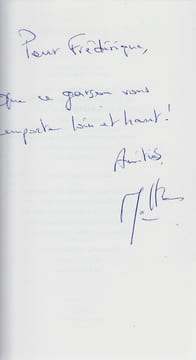 LE GARCON (roman).
[Envoi de Marcus Malte]. MALTE (Marcus) [Marc Martiniani]