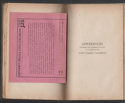 LE RETOUR DU TCHAD : suite du Voyage au Congo (Carnet de route).
[Envoi de Gide au journaliste Lucien Corpechot]. GIDE (André)