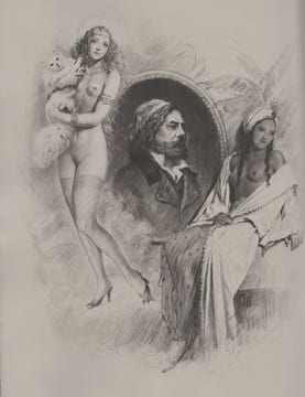 FORTUNIO ou l'Eldorado.
[Envoi autographe de Bécat]. GAUTIER (Théophile)
