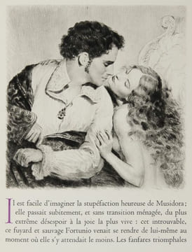 FORTUNIO ou l'Eldorado.
[Envoi autographe de Bécat]. GAUTIER (Théophile)
