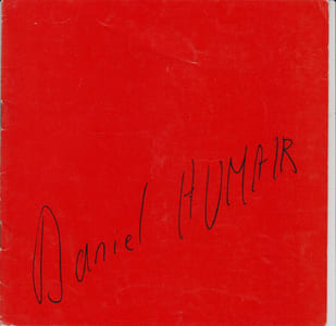 DANIEL HUMAIR : Exposition Galerie Daniel Templon, 4-28 février 1969. [Rare catalogue]