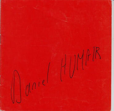 DANIEL HUMAIR : Exposition Galerie Daniel Templon, 4-28 février 1969. [Rare catalogue]. MILLET (Catherine)