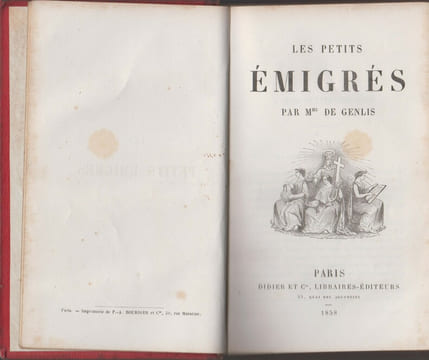 Les Petits Émigrés.. GENLIS (Félicité de)