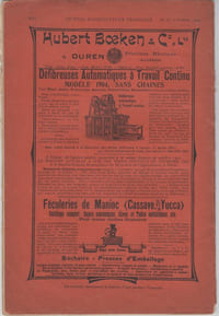 JOURNAL D'AGRICULTURE TROPICALE (agricole, scientifique et commercial) : N°31, 33, 34, 35 (4e année/1904), 121 (11e année/1911), 139, 142 (13e année/1913).