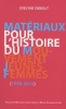 Matériaux pour l'histoire du Mouvement Jeunes Femmes (1950-2010).. DIEBOLT Evelyne