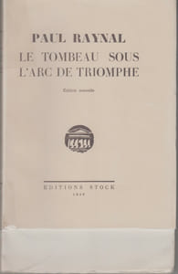 Le Tombeau sous l'arc de triomphe.