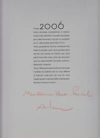 SIX. Calendrier 2006.