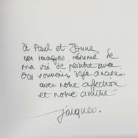 JACQUES PETIT. [ENVOI DU PEINTRE A PAUL COLLOMB]
