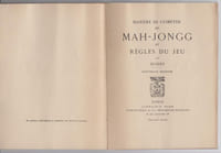 Manière de compter au Mah Jongg et règles du jeu.