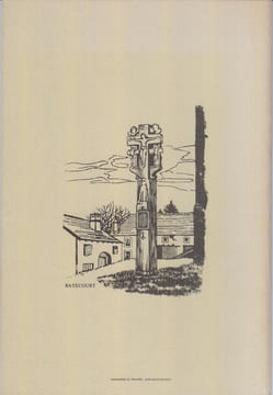 LES CROIX DE LA PLAINE DES VOSGES AUX XVIE ET XVIIE SIECLES : anciens arrondissements de Neufchâteau et de Mirecourt.. LAURENT (A.), chanoine.