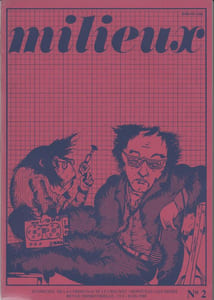 MILIEUX N°2 / Juin 1980.