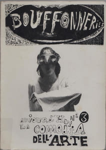 BOUFFONNERIES N°3 / Mai 1981.
Aujourd'hui la Commedia Dell'Arte.