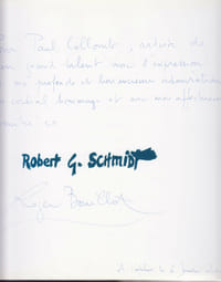 Robert G. Schmidt.
[Envoi au peintre Paul Collomb]