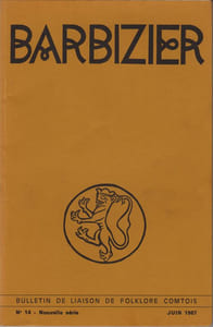 BULLETIN DE LIAISON DE FOLKLORE COMTOIS N°14 / Juin 1987.