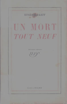 Un Mort tout neuf.. DABIT Eugène
