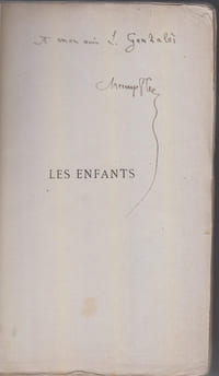 LES ENFANTS : éducation, instruction.
[Envoi de Champfleury]