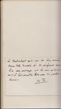BETTINA ou le Culte de Balzac.
[Exemplaire numéroté avec envoi de l'auteur à l'historien et philologue Abel Lefranc]