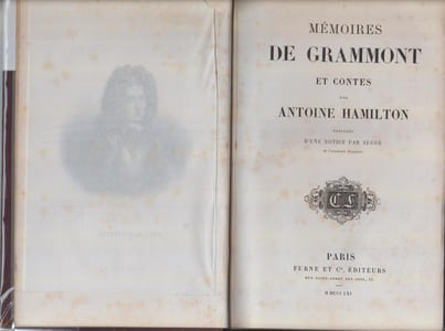 Mémoires de Grammont
et Contes précédés d'une notice par Auger sur la vie et les ouvrages d'Hamilton.
