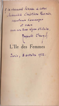 L'Ile des femmes : roman.. CLAUZEL Raymond
