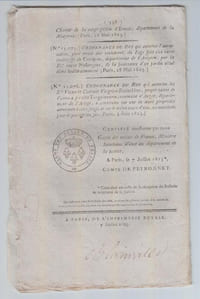 BULLETIN DES LOIS N°613 / Juillet 1823.