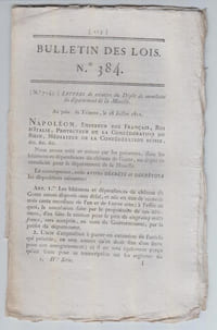 BULLETIN DES LOIS N°384